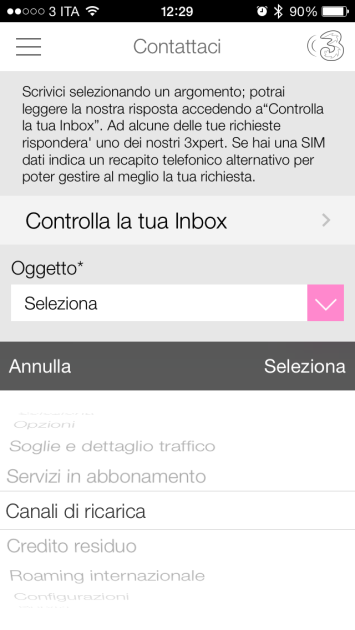 Tre it - contact form app