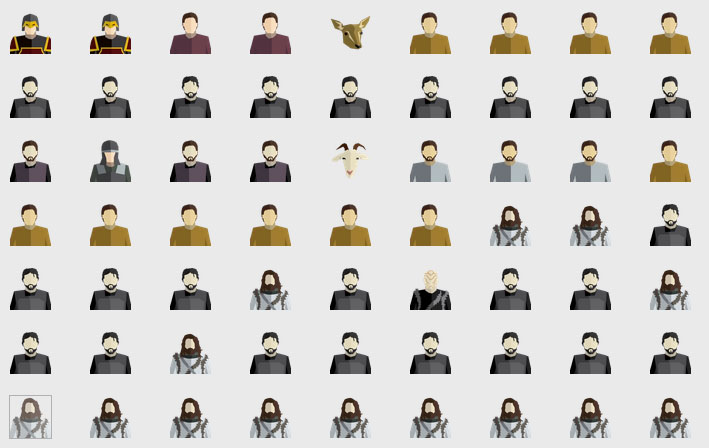 Valar Morghulis - Game of Thrones - infografica