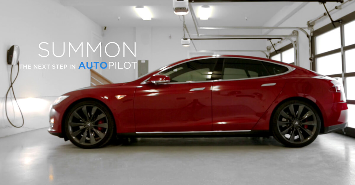 Summon your Tesla